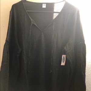 Tie-neck Top L